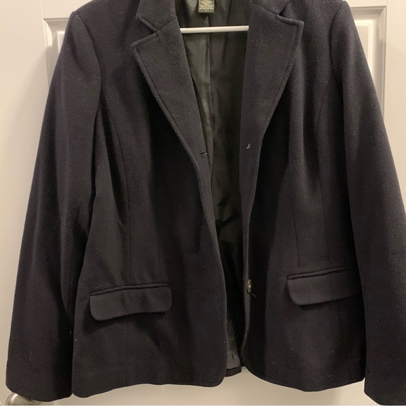 Eddie Bauer Jackets & Blazers - Eddie Bauer black wool jacket blazer pea coat​​
